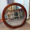Khung gương tròn gỗ gõ đỏ đẹp, chất lượng cao và giá tốt nhất