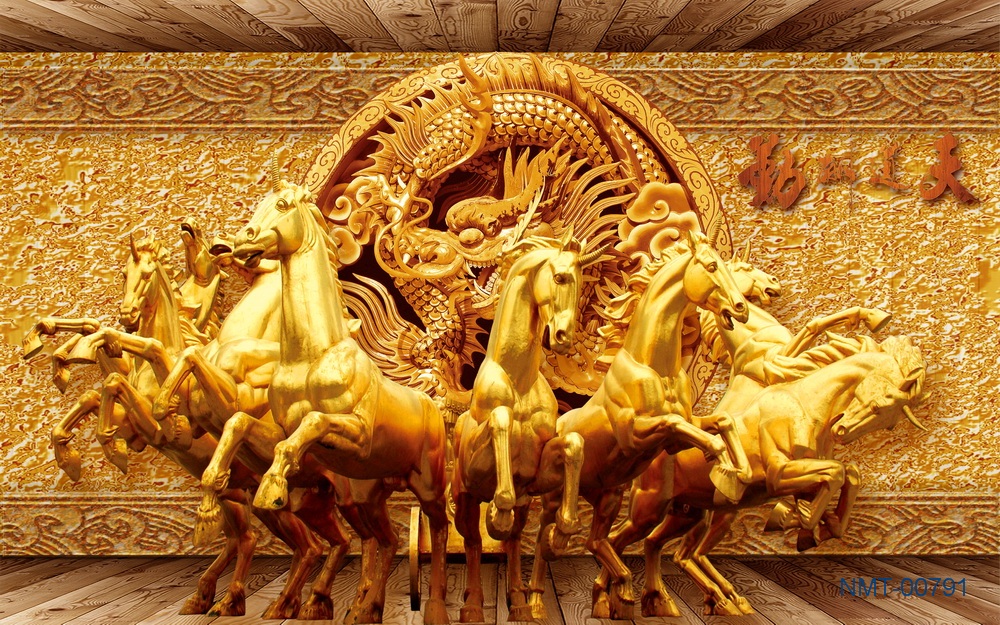 Tranh dán tường 3D Ngựa vàng - Ngựa vàng Bạn là một người yêu thích sự sang trọng, quý phái và đầy chất lượng? Hãy đến và chiêm ngưỡng bức tranh dán tường 3D Ngựa vàng. Với những chi tiết tinh tế, từng đường nét, đường cong và sự cân bằng, bức tranh này sẽ mang đến cho bạn một món quà nghệ thuật vô cùng đặc biệt và sang trọng.