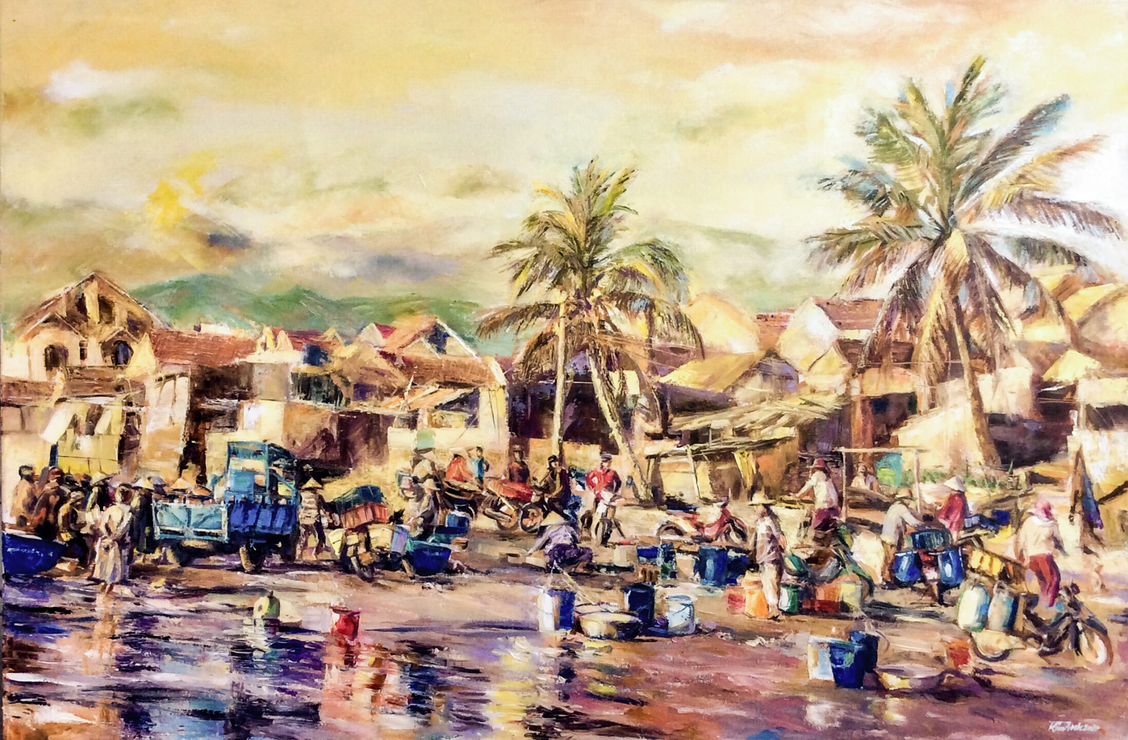 Chợ cá - Ánh Trần