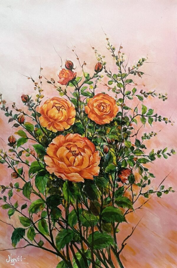 Hoa hồng cam - Niềm khát vọng và đam mê rực cháy