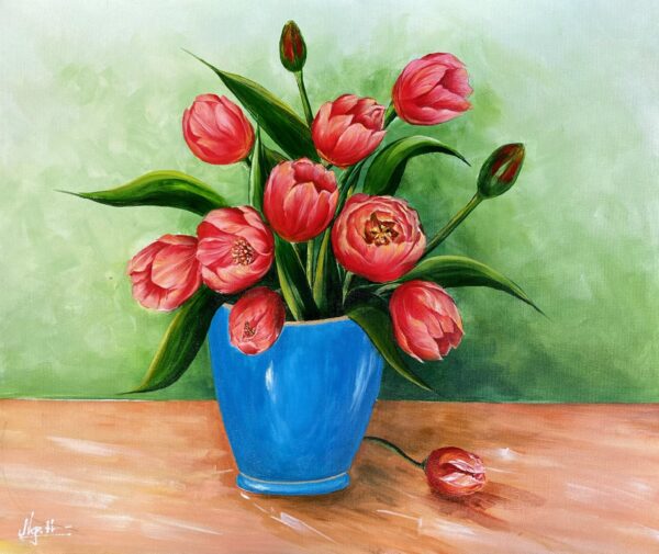 Bình hoa tulip