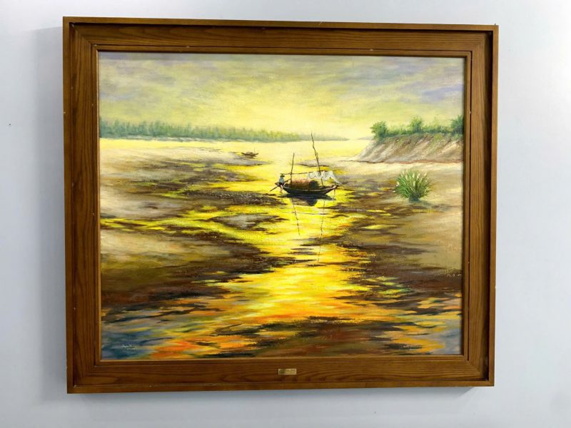 Bình minh trên sông