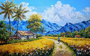 Đường quê vùng cao
