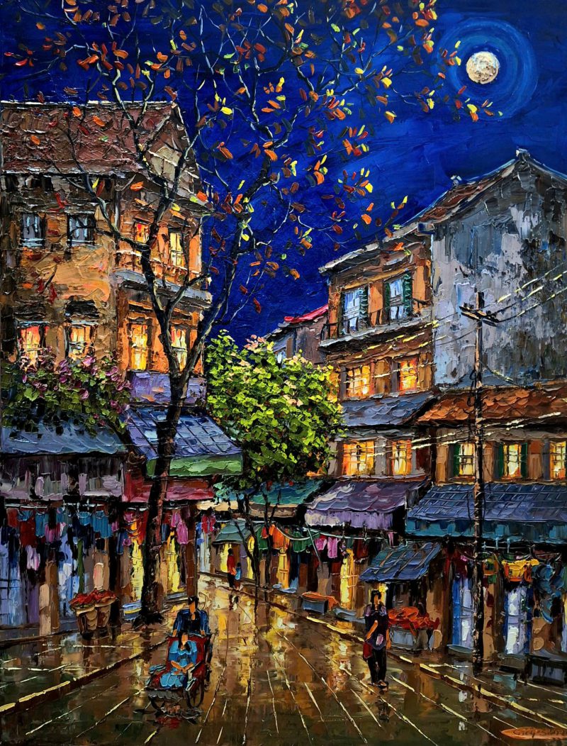Phố cổ đêm trăng