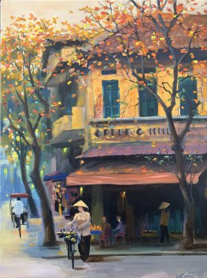 Góc phố vào thu