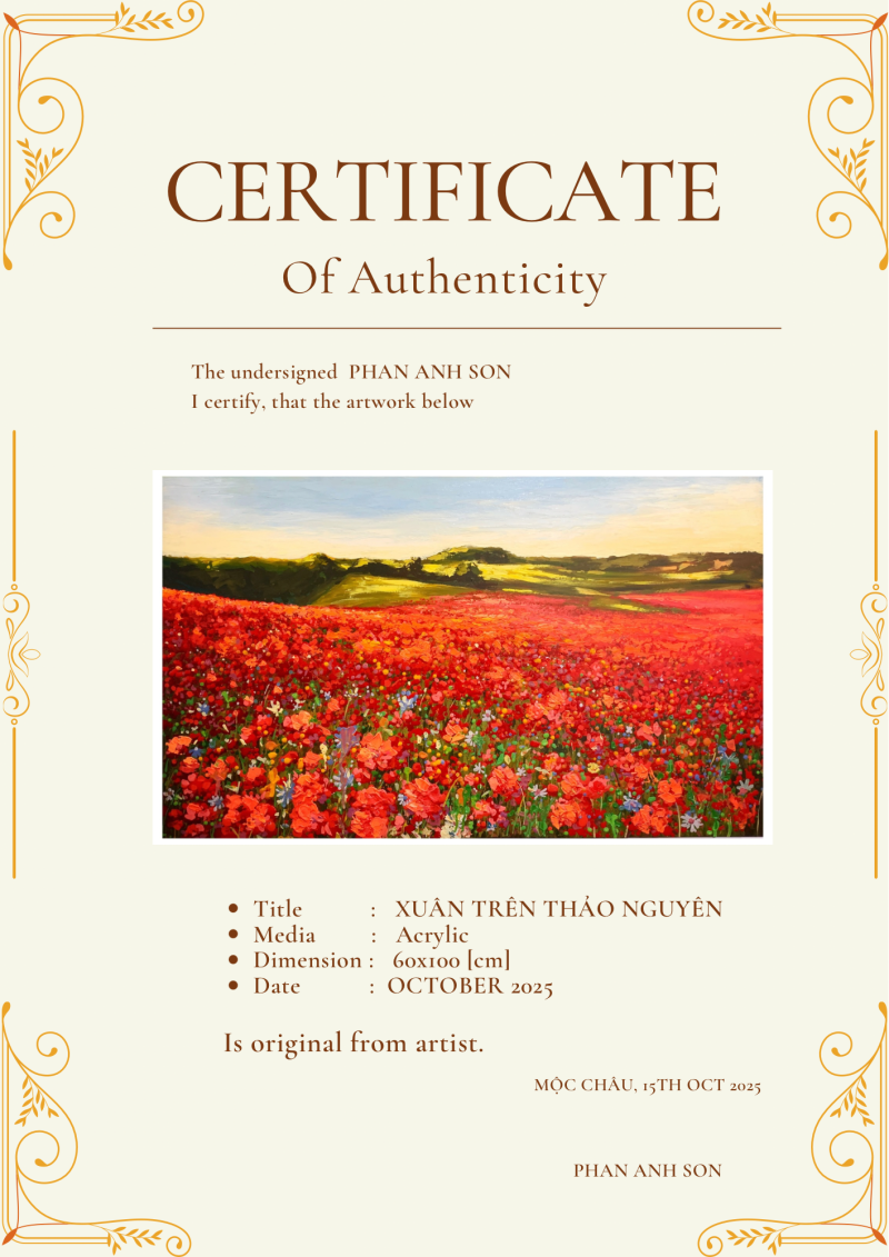 List Gold Potrait Minimalist Certificate of Participation