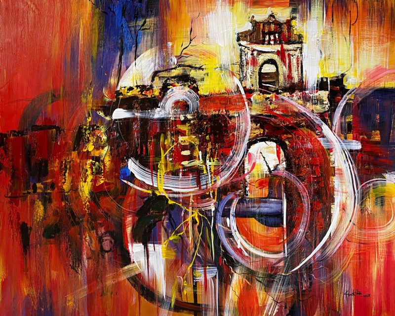 Tran Thi Kim Hao Dau tich Acrylic 80x 100cm st 2025 scaled