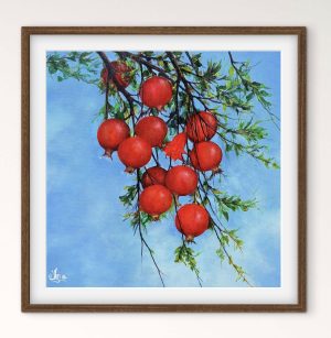 Lựu đỏ tài lộc